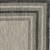 3' X 4' Gray Striped Indoor Outdoor Area Rug