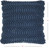 Xl Dark Blue Pom-Pom Detailed Throw Pillow