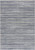 2' X 4' Navy Blue Decorative Stripes Area Rug