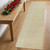 7' Ivory Chevron Hand Woven Area Rug