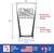 Downhill from Here Pint Glass for Beer - Skiing Gifts