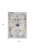 2' X 5' Navy Blue Distressed Floral Area Rug