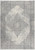 2' X 4' Gray Distressed Medallion Area Rug