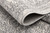 2' X 4' Gray Distressed Medallion Area Rug