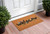 17" X 29" Natural and Black Coir Welcome Outdoor Door Mat