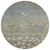 Round Floral Washable Indoor Outdoor Area Rug