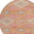 Round Aztec Washable Indoor Outdoor Area Rug