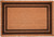 24" X 36" Natural and Black Coir Geometric Outdoor Door Mat