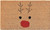 17" X 29" Natural Black and Red Coir Reindeer Outdoor Christmas Door Mat