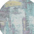 Round Abstract Washable Indoor Outdoor Area Rug