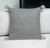 Gray Pearl Pom Throw Pillow