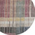 Round Striped Washable Indoor Outdoor Area Rug