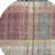Round Striped Washable Indoor Outdoor Area Rug