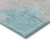 Round Abstract Washable Indoor Outdoor Area Rug
