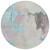 Round Abstract Washable Indoor Outdoor Area Rug