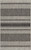 2' X 3' Gray And Black Indoor Outdoor Area Rug