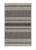 2' X 3' Gray And Black Indoor Outdoor Area Rug