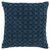 20" Teal Cotton Throw Pillow With Texture