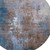 Round Abstract Washable Indoor Outdoor Area Rug