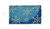 18" X 30" Blue and White Coir Snowflake Outdoor Winter Door Mat