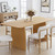 Wood Double Pedestal Base Dining Table