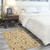 3' X 5' Ivory and Black Floral Power Loom Area Rug