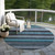 Round Striped Washable Indoor Outdoor Area Rug