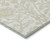 Round Floral Washable Indoor Outdoor Area Rug
