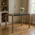 Faux Concrete And Solid Wood Outdoor Bar Table