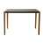 Faux Concrete And Solid Wood Outdoor Bar Table