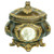 Resin Floral Scroll Jewelry Box With Lacquer and High-Gloss Finishes