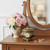 Resin Floral Scroll Jewelry Box With Lacquer and High-Gloss Finishes
