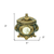 Resin Floral Scroll Jewelry Box With Lacquer and High-Gloss Finishes