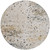 Round Abstract Washable Indoor Outdoor Area Rug