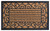 18" X 30" Brown and Black Rubber Scrollwork Outdoor Door Mat