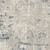 2' X 4' Gray and Ivory Abstract Power Loom Area Rug