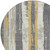 Round Striped Washable Indoor Outdoor Area Rug