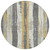 Round Striped Washable Indoor Outdoor Area Rug