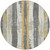 Round Striped Washable Indoor Outdoor Area Rug