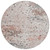 Round Abstract Washable Indoor Outdoor Area Rug
