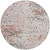 Round Abstract Washable Indoor Outdoor Area Rug