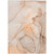 10' X 14' Gray and Orange Abstract Washable Non Skid Indoor Outdoor Area Rug