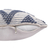 20" Blue Geometric Throw Pillow