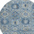 Round Floral Medallion Washable Indoor Outdoor Area Rug