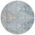 Round Geometric Washable Indoor Outdoor Area Rug