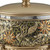 Resin Floral Scroll Jewelry Box With Metal Accents