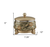 Resin Floral Scroll Jewelry Box With Metal Accents