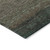 Teal Striped Washable Indoor Outdoor Area Rug