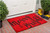 24" X 36" Red and Black Coir Merry and Bright Outdoor Christmas Door Mat