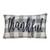 Thankful Buffalo Plaid Lumbar Throw Pillow